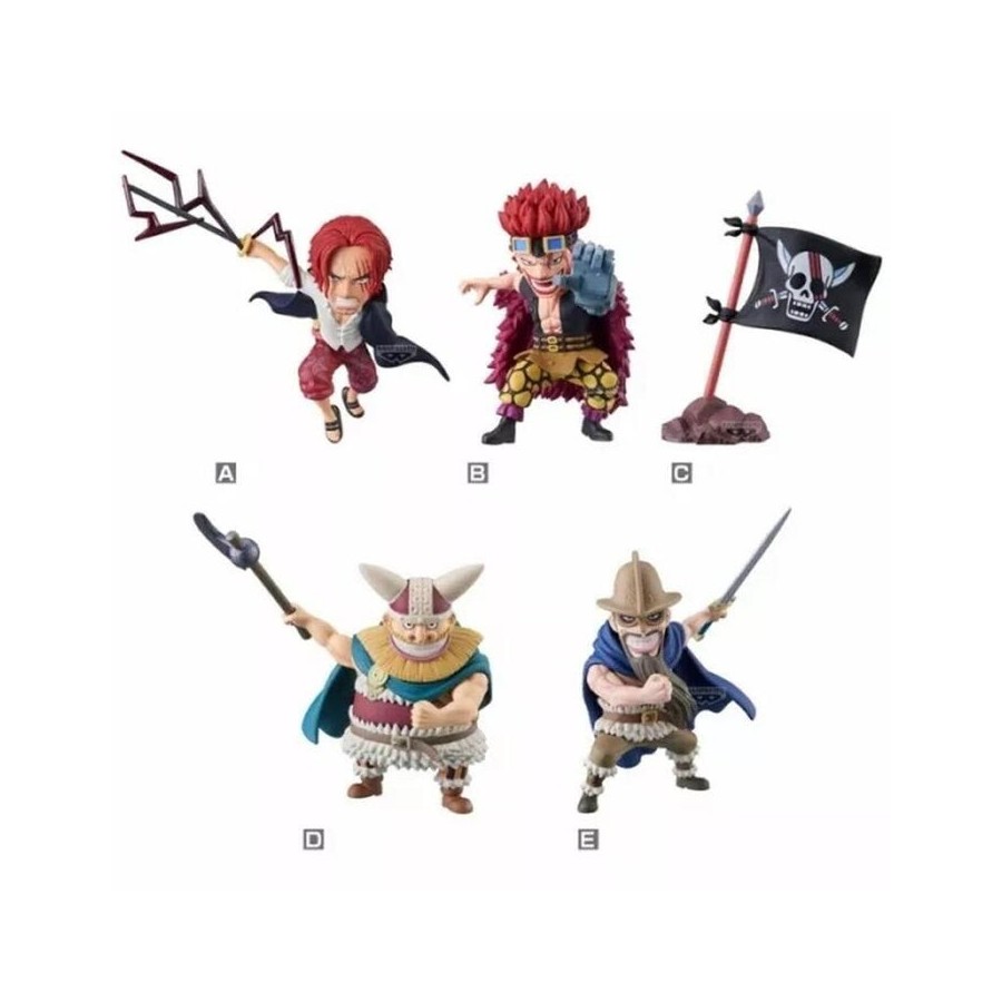 Figura banpresto one piece world collectable figure red hair pirates 02