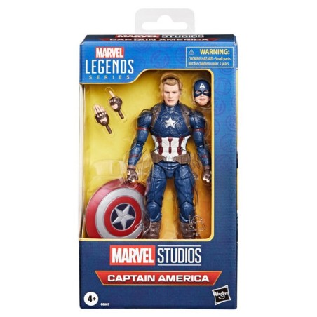 Figura hasbro marvel legends series capitán series