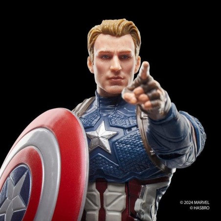 Figura hasbro marvel legends series capitán series