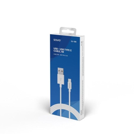 Savio cl-126 usb - usb type c cable 5a, 1m