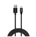 Savio cl-129 usb - usb type c cable 2.1a, braid, 2m