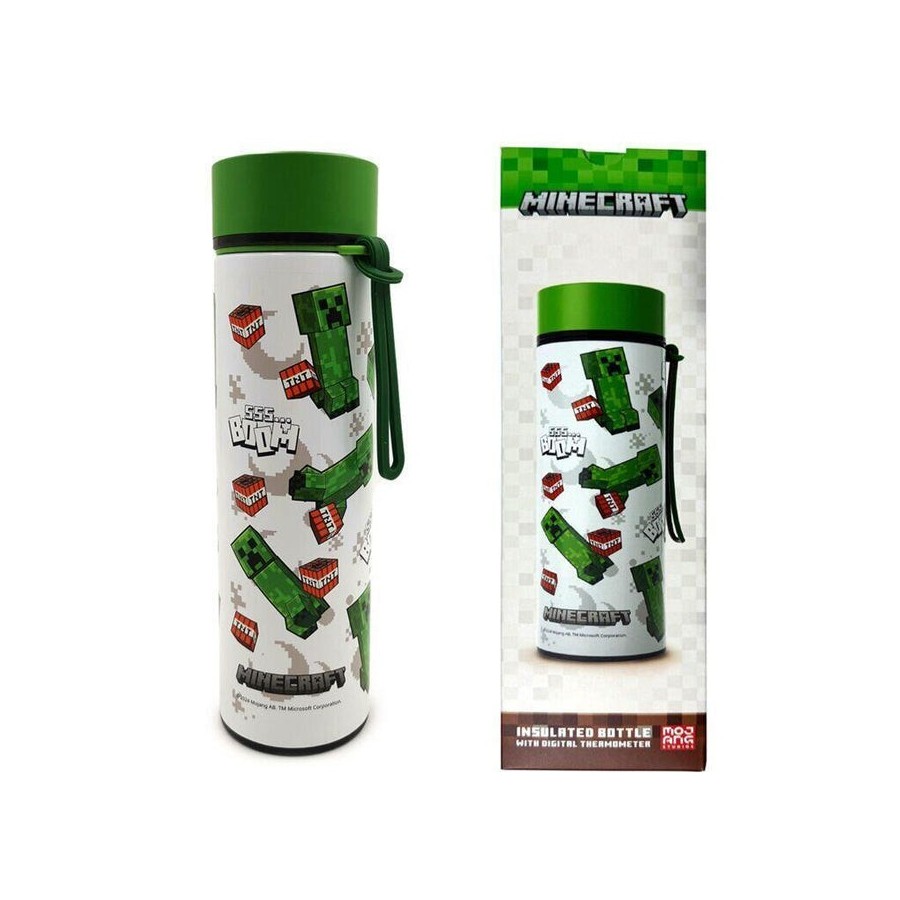 Botella termo minecraft 450ml