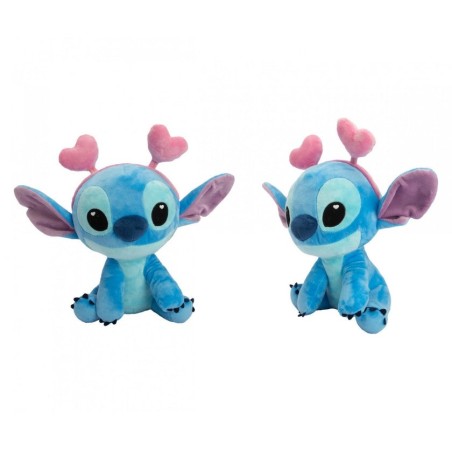 Peluche stitch corazones disney 25cm