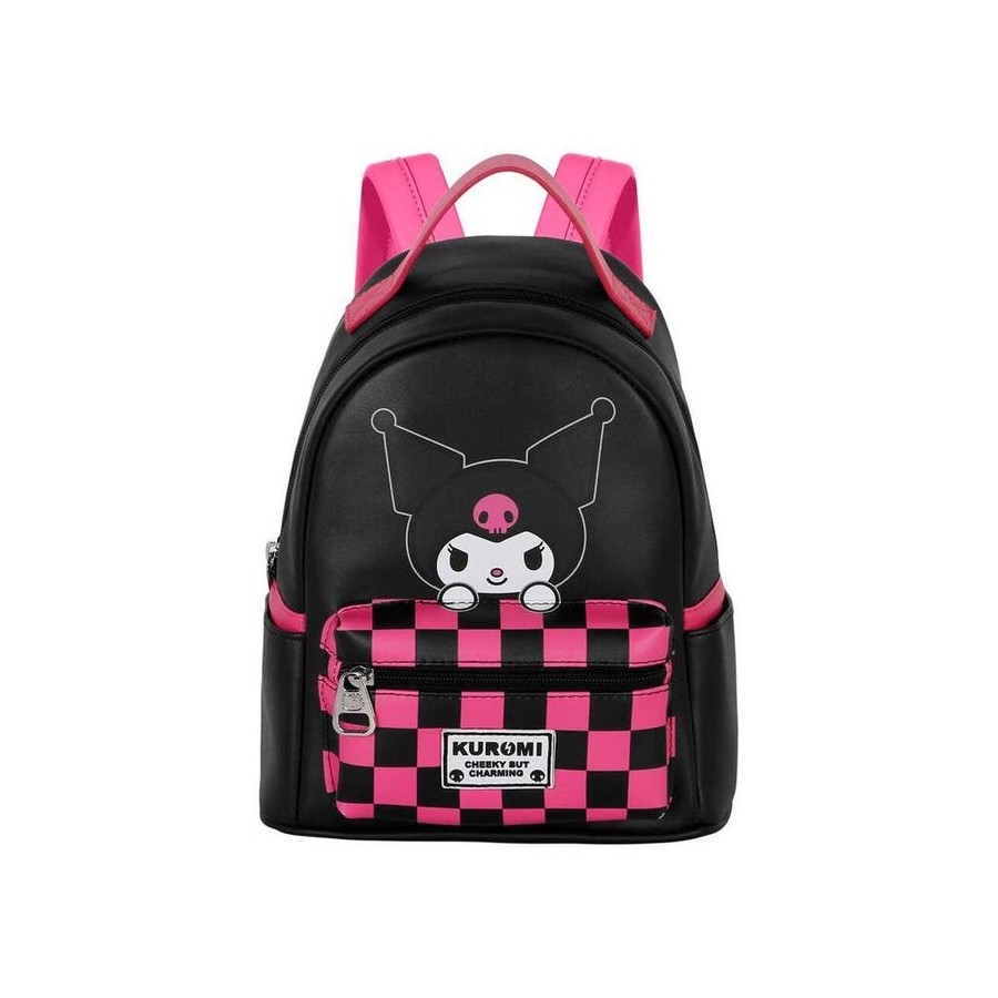 Mochila kuromi hello kitty 25cm
