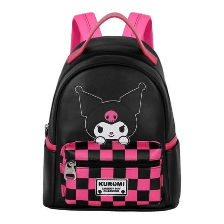 Mochila kuromi hello kitty 25cm