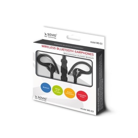 Auriculares inalámbricos bluetooth savio we-03