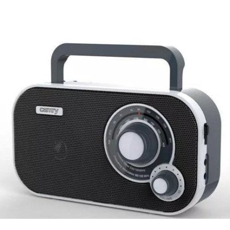 Adler cr 1140b radio portátil analógica gris