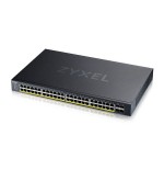 Zyxel xgs1935-52hp 52-port smart managed poe+ switch, 48xgbe