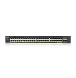 Zyxel xgs1935-52hp 52-port smart managed poe+ switch, 48xgbe