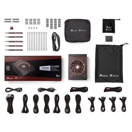 Fuente de alimentación seasonic ss prime tx-1600 eu/row negro