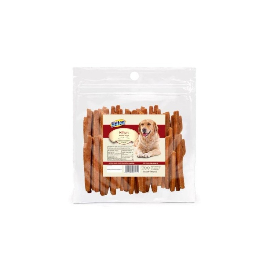 Hilton tiras de conejo - delicia para perros - 500g