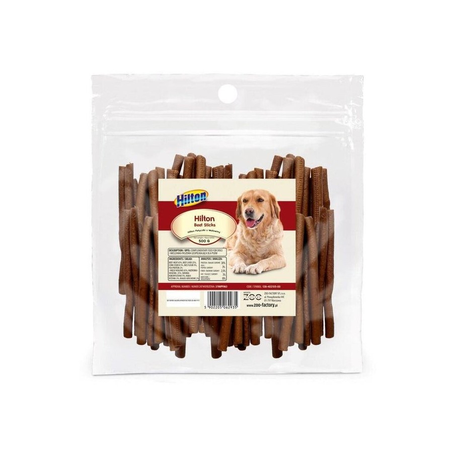 Hilton soft beef sticks - golosina para perros - 500g