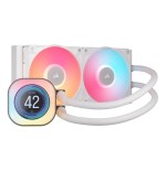 Refrigerador liquido cpu corsair icuelink titan240rx lcd aio white cw-9061025-ww