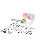 Refrigerador liquido cpu corsair icuelink titan240rx lcd aio white cw-9061025-ww