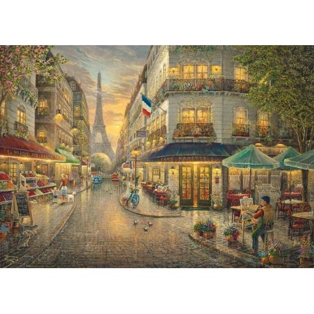 Rompecabezas de madera de schmidt spiele thomas kinkade studios el pintoresco parís