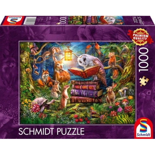 Puzzle schmidt spiele historias del bosque de noche  1000 piezas 59779