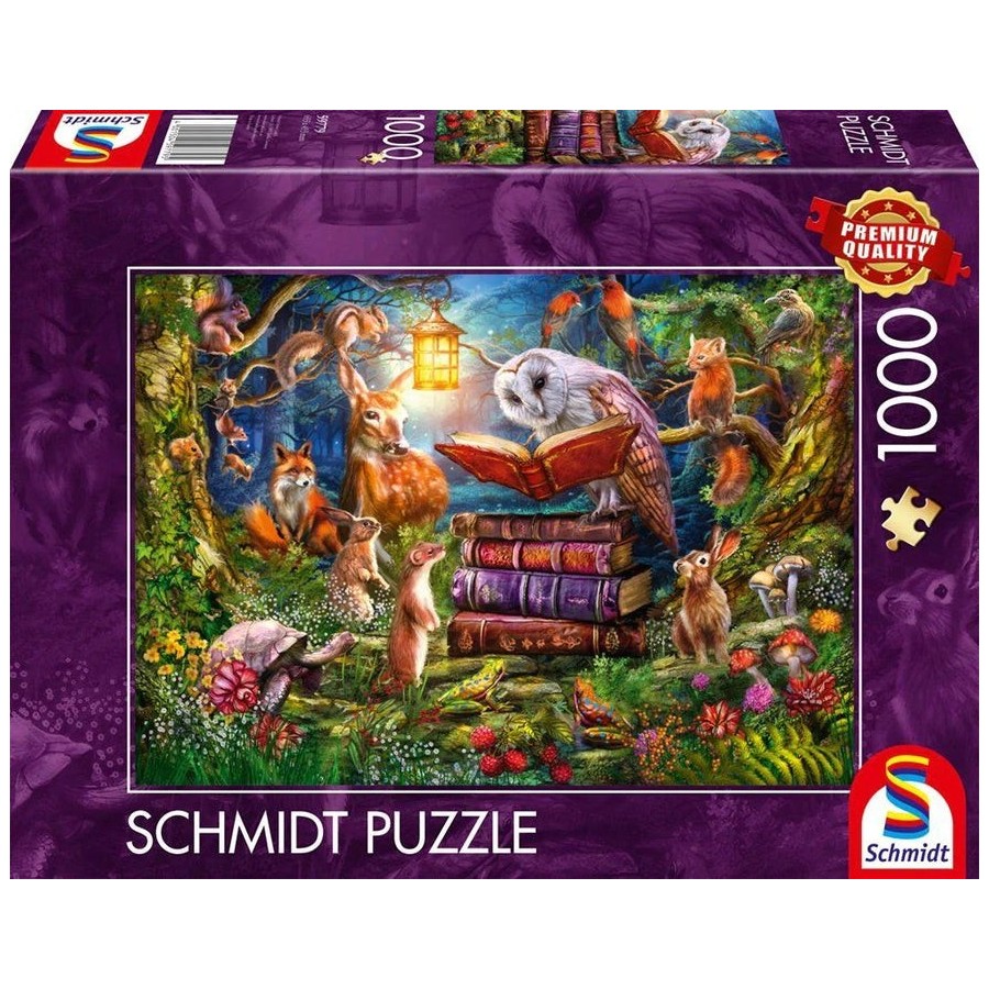 Puzzle schmidt spiele historias del bosque de noche  1000 piezas 59779