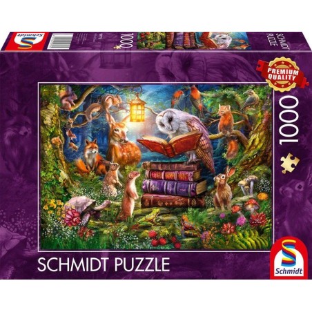 Puzzle schmidt spiele historias del bosque de noche  1000 piezas 59779