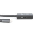 Digitus active usb 3.2 gen1 5g extension cable, usb-c - usb-c, 5 m, black