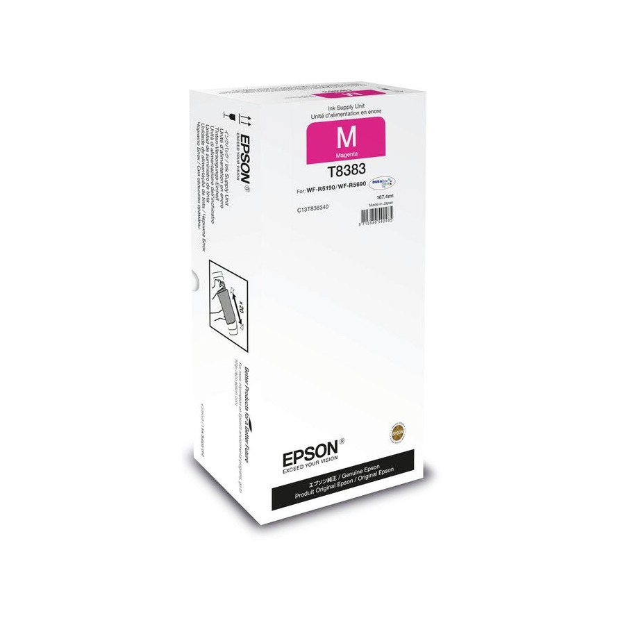 Tinta original epson t8383 167.4 ml magenta recarga de tinta