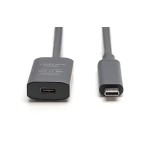 Cable digitus active usb 3.2 gen2 10g extension , usb-c - usb-c, 5 m, black