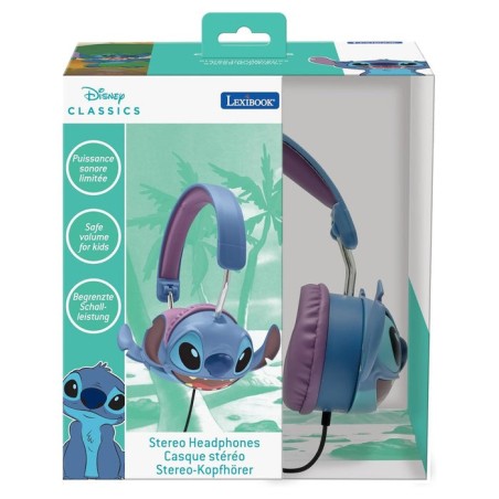 Auriculares plegables stitch disney