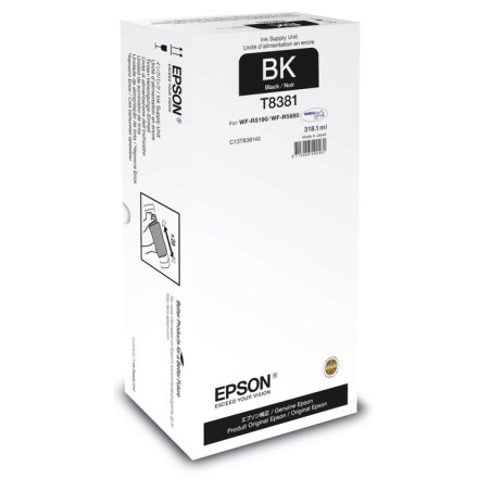 Tinta original epson  t8381 318.1 ml negro recarga de tinta