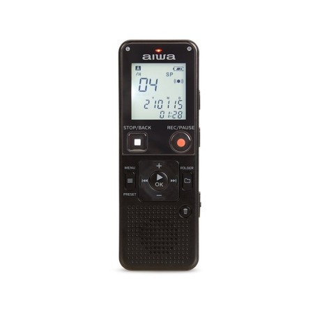 Aiwa dvr-a600 black grabadora de voz digital 16gb
