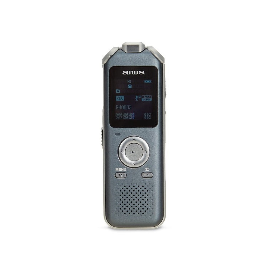 Aiwa dvr-m700 azul grabadora de voz digital 16gb