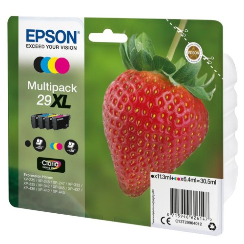 Epson strawberry multipack 4-colours 29xl claria home ink