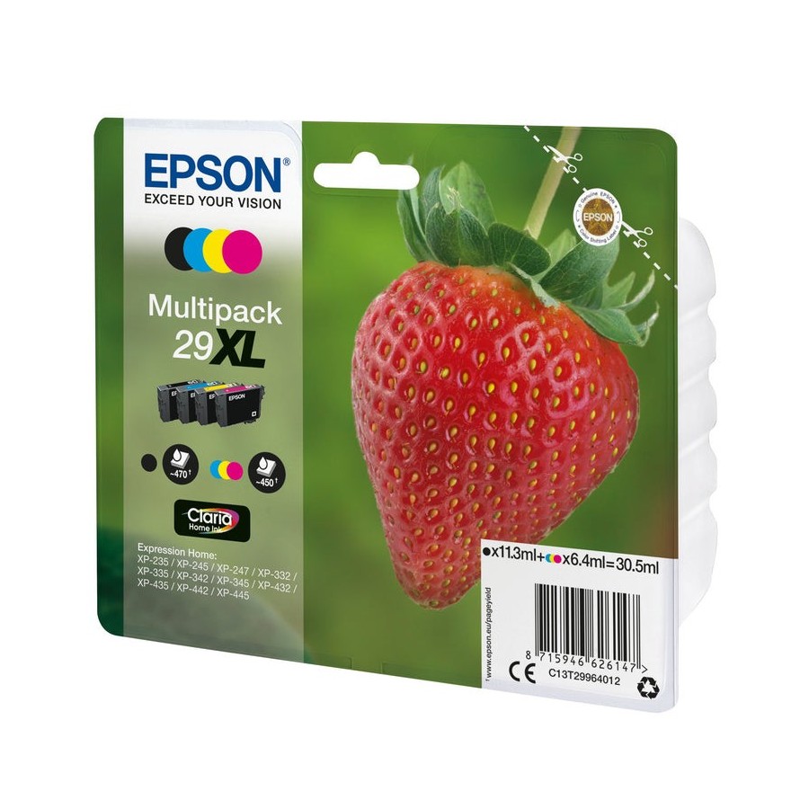 Epson strawberry multipack 4-colours 29xl claria home ink