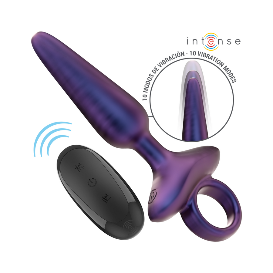 Intense - marlon plug anal vibrador modelo 4 control remoto