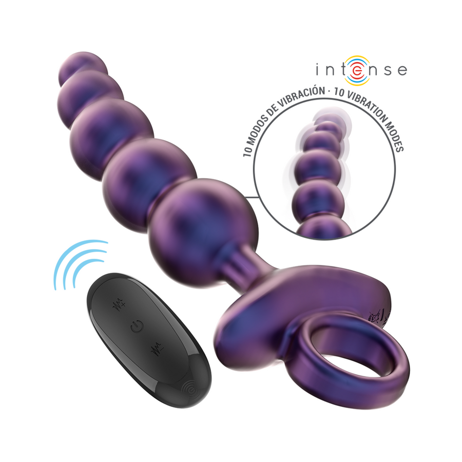 Intense - tito plug anal vibrador modelo 3 control remoto