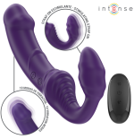Intense - jill vibrador doble 20 cm violeta control remoto