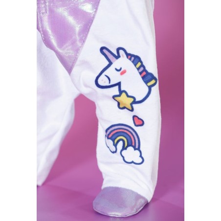 Zapf creation baby born® traje unicornio 43cm, accesorios para muñecas   838266