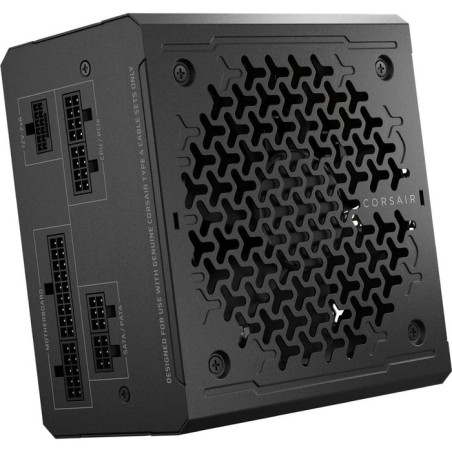 Fuente de alimentación corsair rm650e 2024 negra, 4x pcie, gestión de cables, 650 vatios cp-9020302-eu
