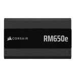 Fuente de alimentación corsair rm650e 2024 negra, 4x pcie, gestión de cables, 650 vatios cp-9020302-eu
