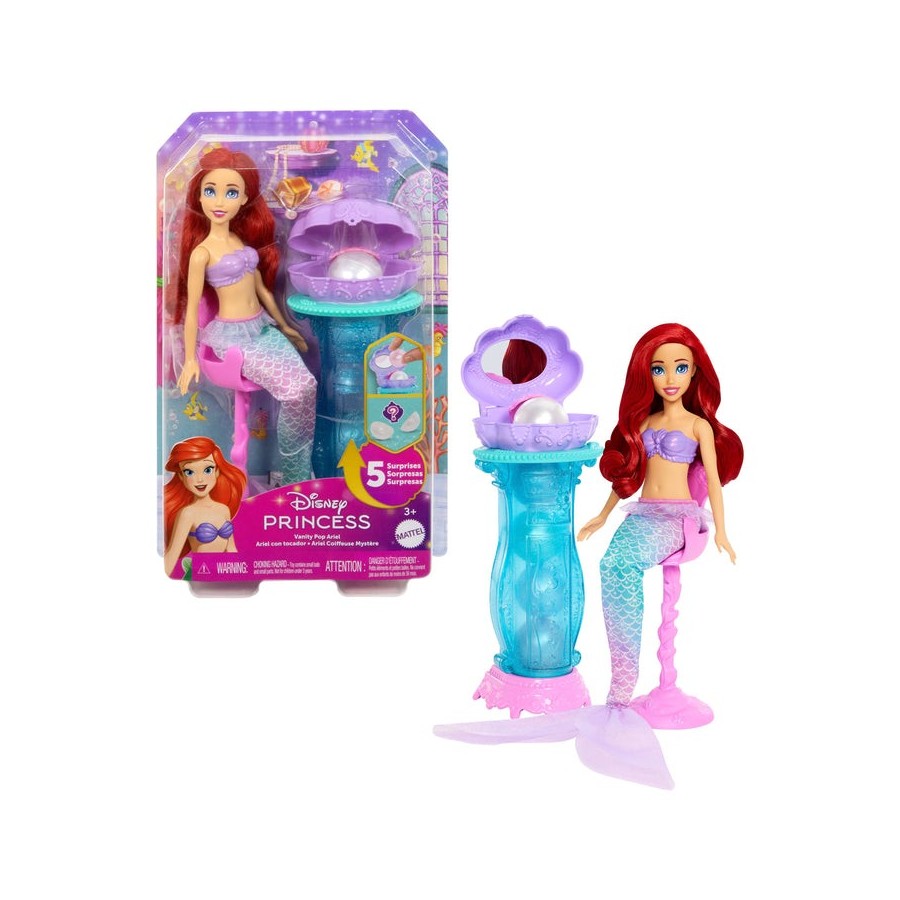 Muñeca mattel disney princesa sirena  sorpresa  jbf86