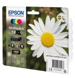 Tinta original epson 18xl multipack paquete de 4 xl negro, amarillo, cian, magenta