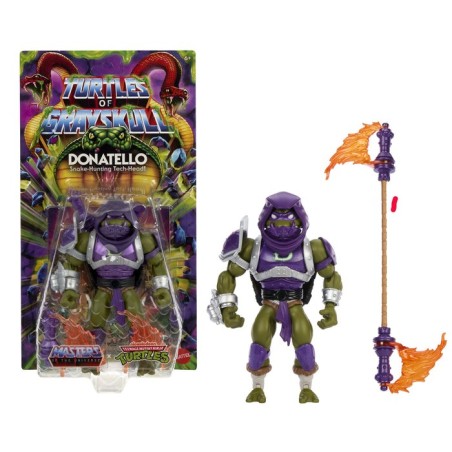 Figura de juguete mattel masters of the universe origins tortugas de grayskull donatello   jbm98