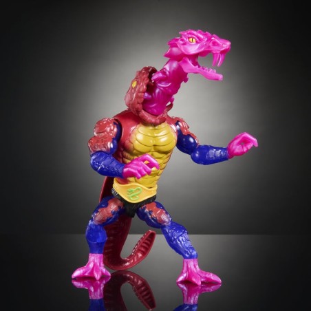 Figura de juguete mattel masters of the universe origins turtles of grayskull rattlor   jbn01