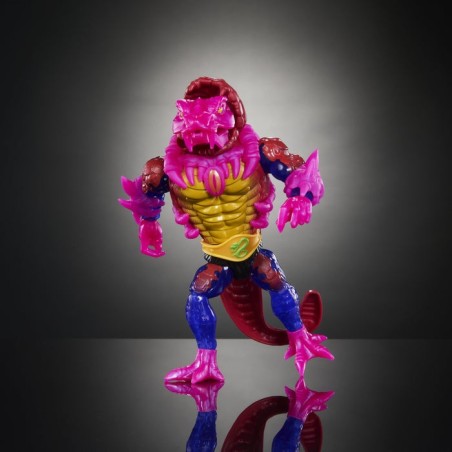 Figura de juguete mattel masters of the universe origins turtles of grayskull rattlor   jbn01