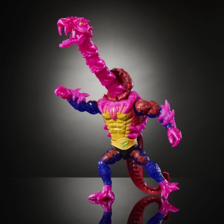 Figura de juguete mattel masters of the universe origins turtles of grayskull rattlor   jbn01