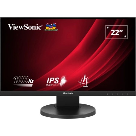 Monitor viewsonic vg2208a led  22", negro, fullhd, ips, hub usb, panel 100hz vg2208a
