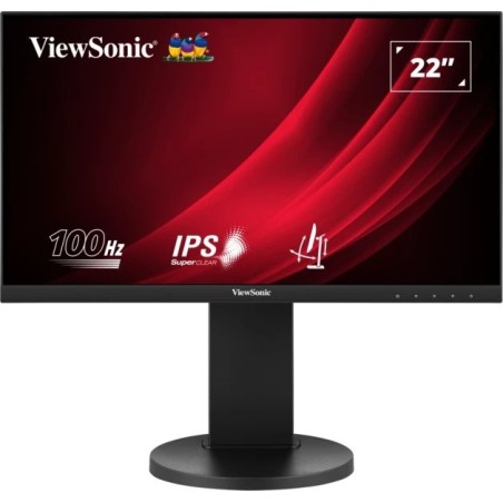 Monitor viewsonic vg2208a led  22", negro, fullhd, ips, hub usb, panel 100hz vg2208a