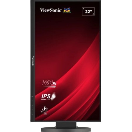 Monitor viewsonic vg2208a led  22", negro, fullhd, ips, hub usb, panel 100hz vg2208a