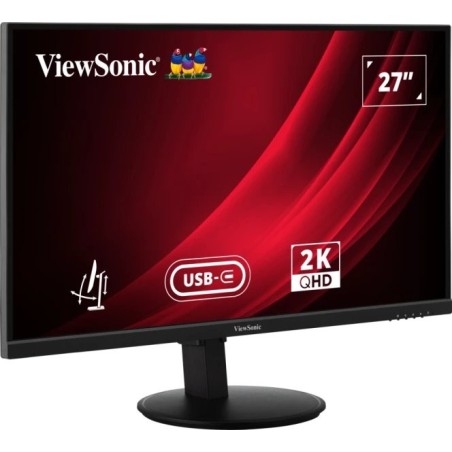 Monitor 27"viewsonic vg2709-2k-mhdu-2, led , negro, qhd, ips, usb-c, concentrador usb, panel de 100hz vg2709-2k-mhdu-2