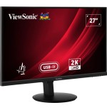 Monitor 27"viewsonic vg2709-2k-mhdu-2, led , negro, qhd, ips, usb-c, concentrador usb, panel de 100hz vg2709-2k-mhdu-2