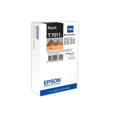 Tinta original epson t7011 tamaño xxl negro