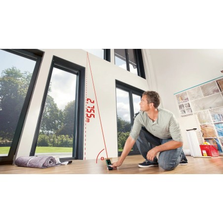 Bosch bricolaje y jardín telémetro láser advanceddistance 50c verde negro, alcance 50m, bluetooth 06036722z0